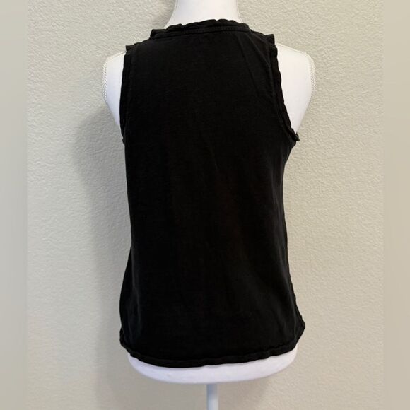 Madewell V-Neck Organic Cotton Blend Tank Top - Picture 2 of 3